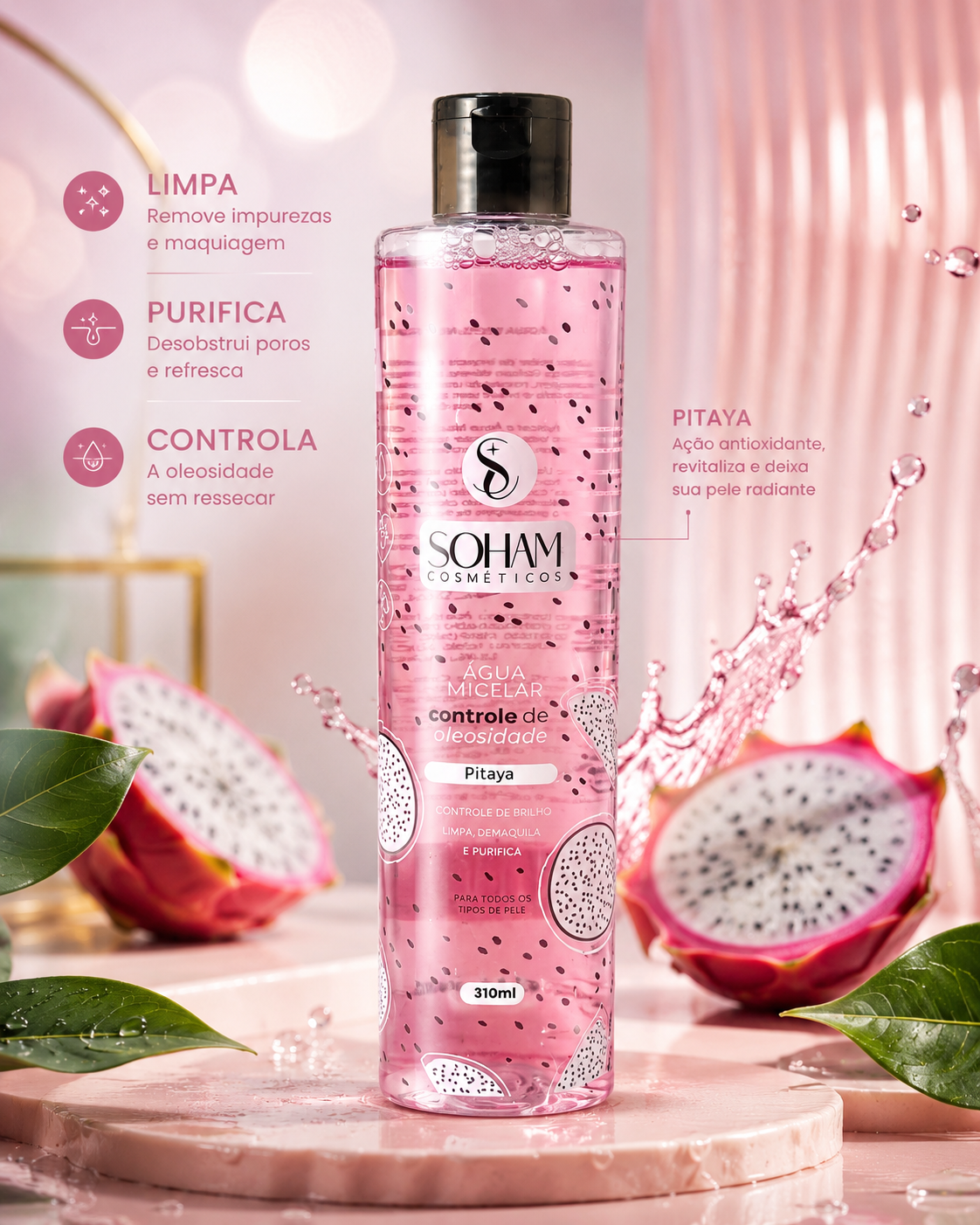 Água Micelar Pitaya