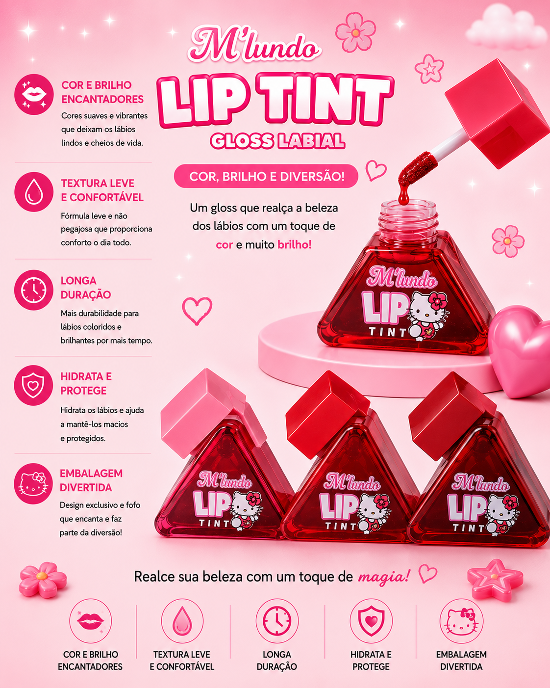Gloss Labial Lip Tint M'lundo
