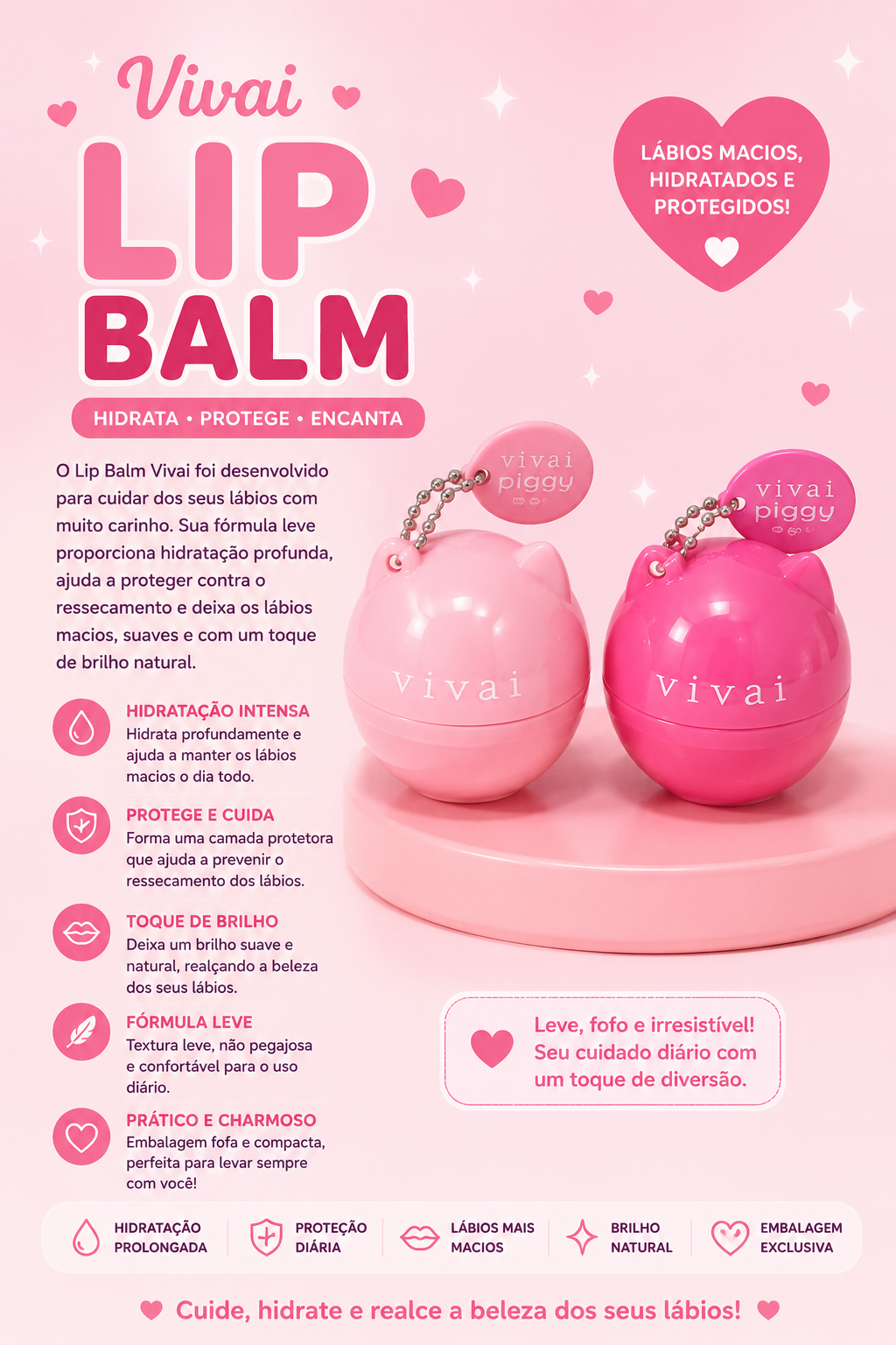 Lip Balm Vivai Piggy